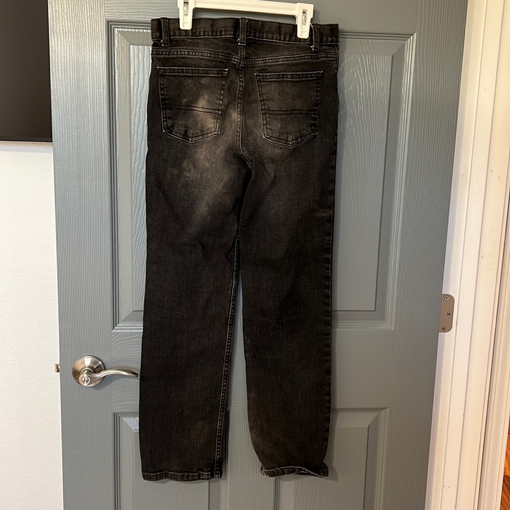 Boys jeans black Nike wash Wonder Nation 14 relaxed